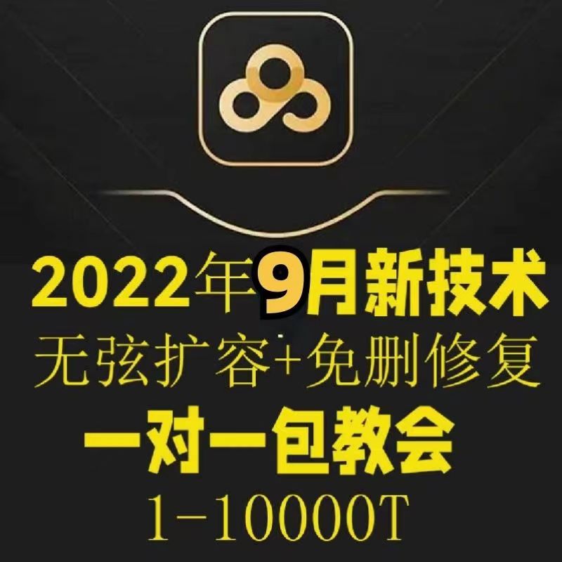 【副业项目40312期】2022年9月最新百度网盘无限扩容技术,外面卖599的,自用或出售都可以-先机网创