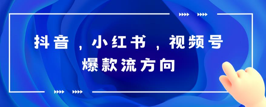 【副业项目6104期】抖音,小红书,视频号爆款流视频制作,简单制作掌握流量密码-先机网创