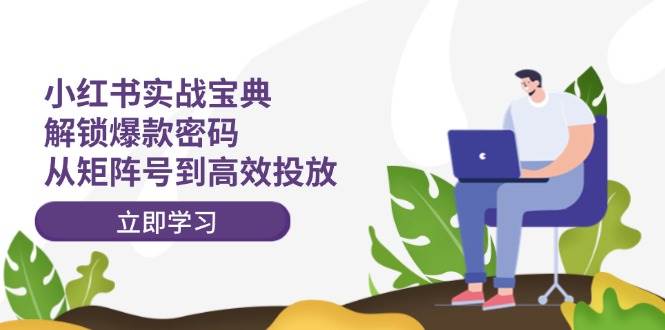 小红书实战宝典:解锁爆款密码,从矩阵号到高效投放-网赚副业网